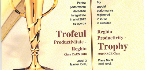 Trofeul Productivitate – Reghin – 2012