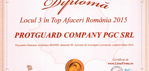 Top Afaceri Romania 2015 – Locul 3