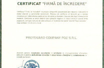 Certificat ‘Firma de incredere’ 2016