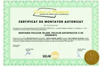 Certificat de montator autorizat