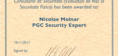 Award consultanti de securitate