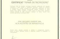 Certificat firma de incredere