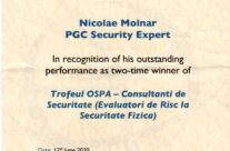 Trofeul OSPA – Consultanti de Securitate (Evaluatori de Risc la Securitate Fizica)