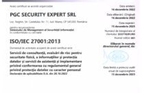 Certificat de inregistrare – Servicii de consultanta GDPR